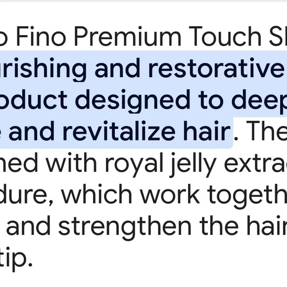 Shiseido Fino Premium Touch Shampoo - with Beauty Serum - Picture 5 of 5